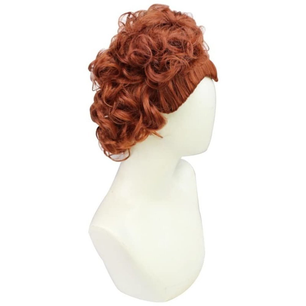 RED Queen Wig w/ Cap Grubify Father Witch Cosplay Halloween - Picture 8 of 10